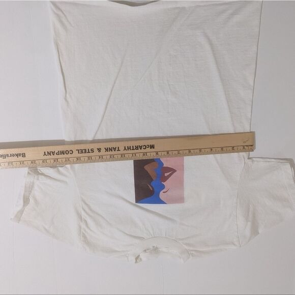 Obey Lips Graphic Crewneck T-shirt White Size Small - Picture 8 of 9